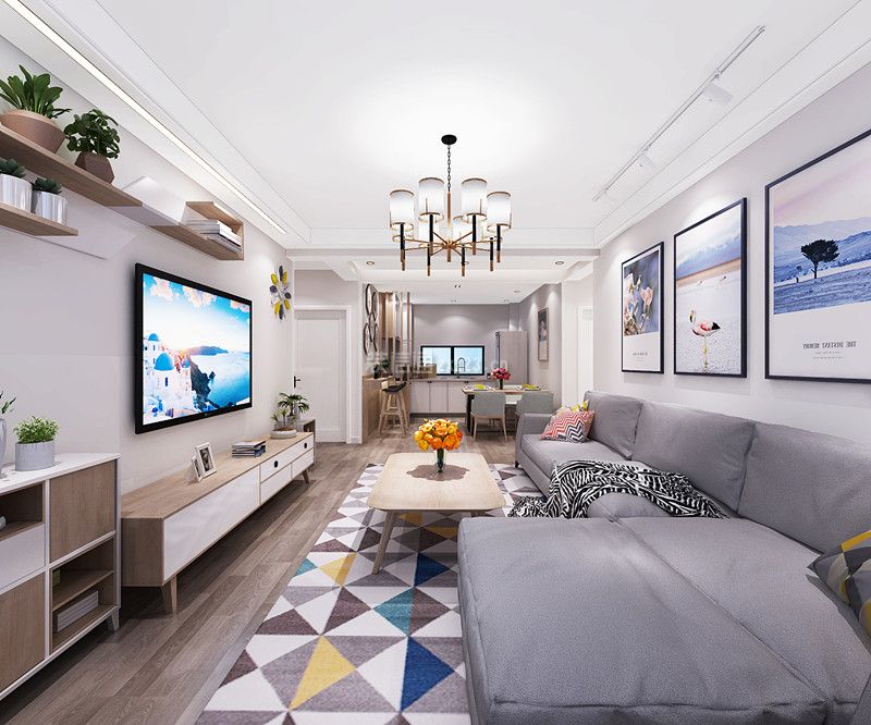 现代简约风格客厅沙发 现代简约风格客厅装修效果图 