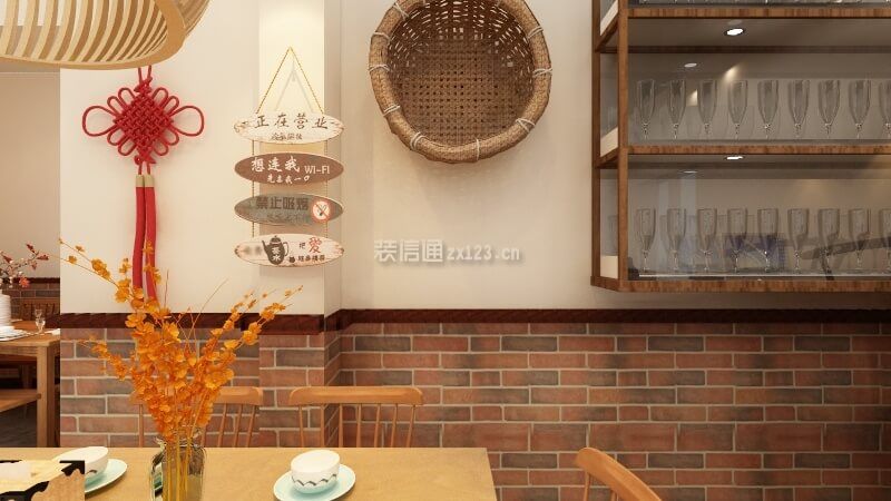 中式餐厅装饰设计 中式餐厅风格效果图