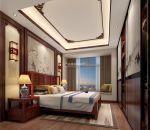 中式装修效果图-滨海之窗-四居室