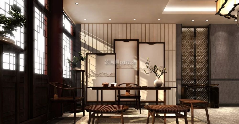 中式风格客厅装修效果图 中式风格客厅设计