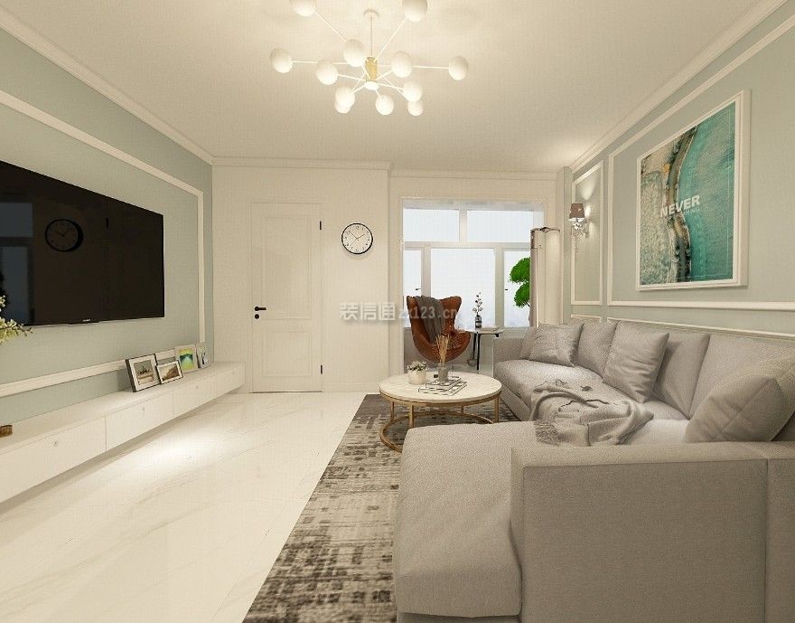 客厅地毯与沙发搭配图片 客厅窗户设计效果图