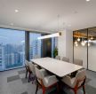 现代办公空间小型会议室装修效果图片