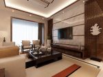 龙城国际138平米新中式三居室装修案例