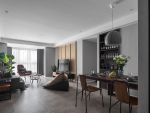 翰林国际现代风格96平米三居室装修案例