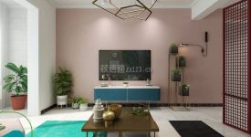 三和社區(qū)120平現(xiàn)代清新效果供您欣賞