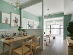 绿城·柳岸晓风现代风格98平米二居室装修效果图案例