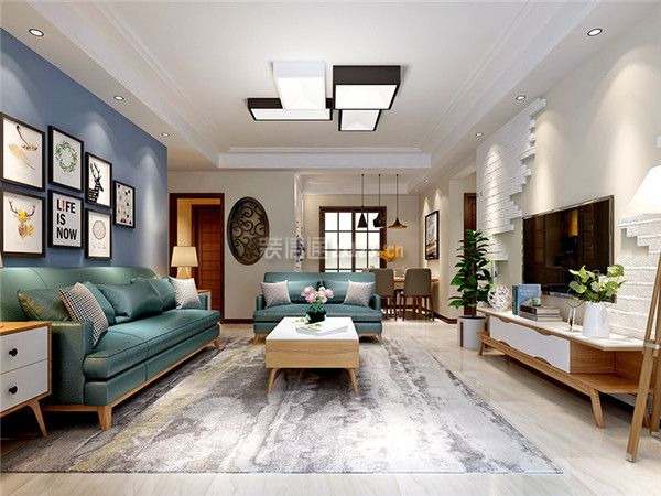 现代简约风格客厅装修效果图欣赏 现代简约风格客厅沙发