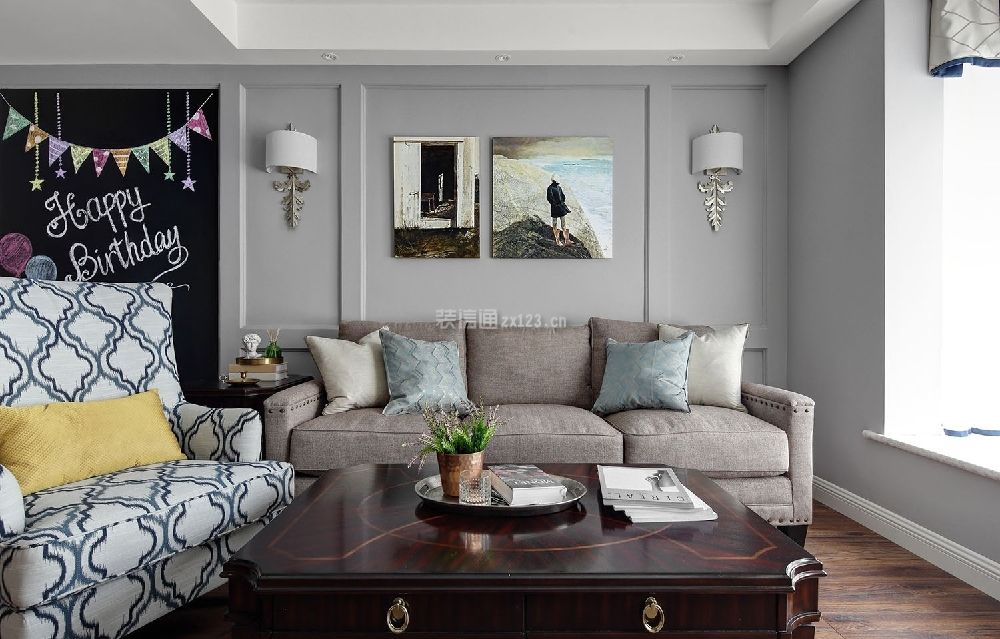 美式客厅装饰效果图 美式客厅设计图片