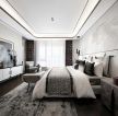 新中式风格复式楼卧室吊顶装修效果图