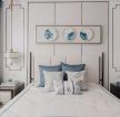 现代中式风格卧室床头造型设计效果图片