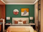 花香海美式风格101平米三居室装修效果图案例