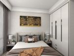 凯润滨河城现代风格118平米三居室装修效果图案例