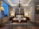 中海雅园美式风格123平米三居室装修案例