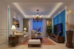 中海雅园美式风格123平米三居室装修案例