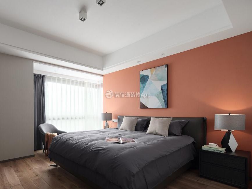 100平米现代房屋卧室装修设计效果图