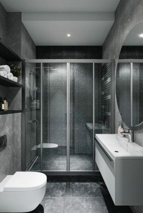 100平米房子卫生间淋浴房装修设计图片