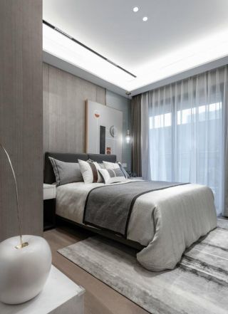 100平米现代风格房子卧室装修设计图片