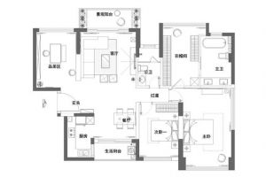 130平米现代简约装修