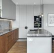 轻奢风格公寓开放式厨房设计装修图片