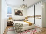 丽都国际现代风格120平米三居室装修效果图案例