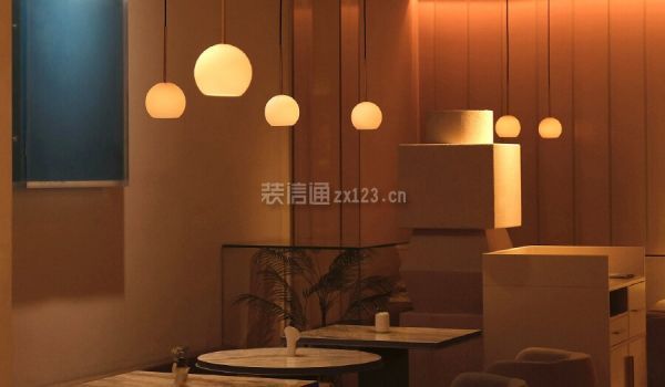 茶饮店灯光设计