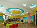 268平米混搭风格幼儿园教室装修案例