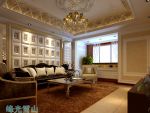 西安曲江观山悦欧式风格170平米四居室装修案例