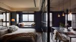 中铁·逸都国际混搭风格120平米三居室装修效果图案例
