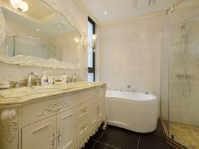 欧式卫生间装修图片 欧式卫生间装修设计  欧式浴室柜图片 