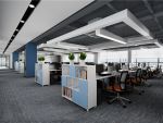 东莞办公室现代风格1000平米装修效果图案例