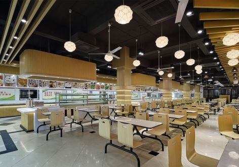 快餐厅现代风格1000平米装修案例