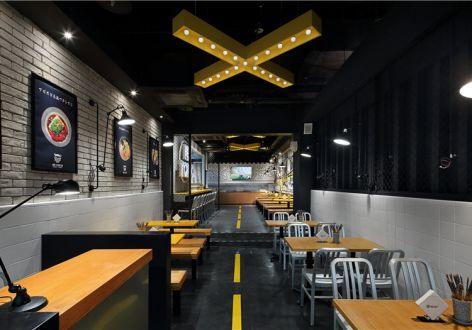 特色快餐厅现代风格600平米装修案例