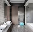 福州简约风格别墅卫生间浴室柜装修设计图