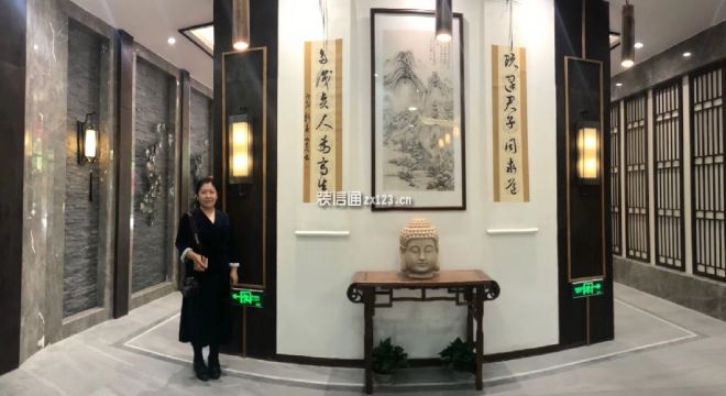 海峡鑫天地餐馆中式风格1100平米装修效果图案例