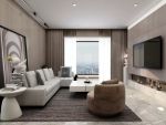 颐荷·亚洲现代风格115平米三居室装修效果图案例