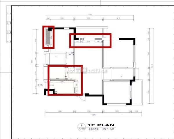 墙体拆改户型图