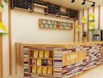 书店日式风格150平米装修案例