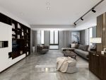 信智城现代风格110平米三居室装修效果图案例