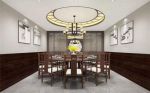 金泰隆私房菜馆新中式风格200平米装修案例