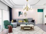 温泉茗苑美式风格95平米二居室装修效果图案例