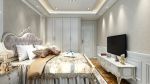 荣域·佳苑欧式风格98平米三居室装修效果图案例