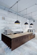布拉格电气500平米现代风格主题咖啡厅设计装修案例