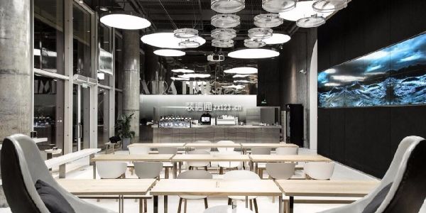 咖啡馆　现代风格400㎡设计方案