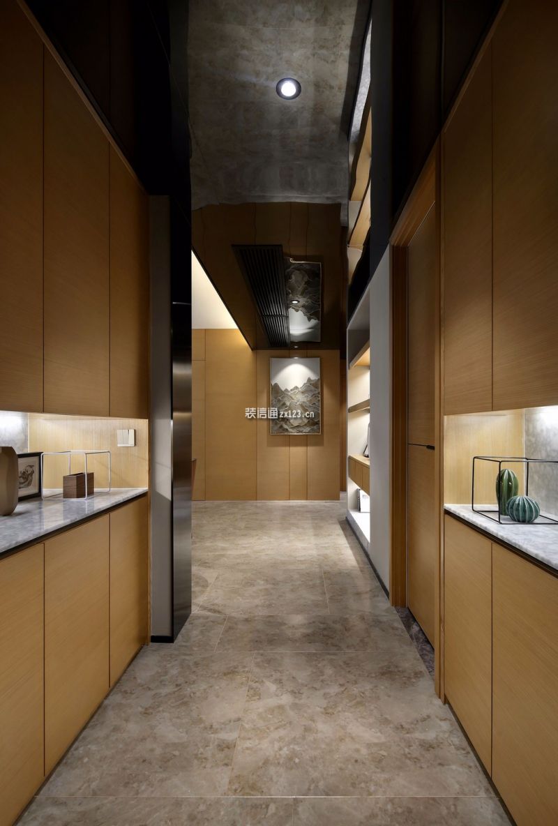 春晖国际城现代简约100平米三室两厅装修案例