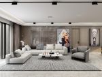 融创雪个庭现代风格120平米三居室装修效果图案例