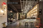 日式风格咖啡厅100平米装修案例