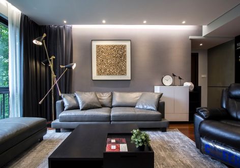 泰祥国际简约风格143平米四居室装修效果图案例