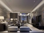 汉都国际现代风格90平米三居室装修效果图案例