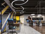 300平米办公室装修设计效果图案例