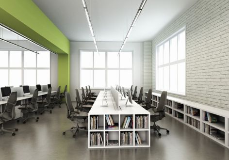 豌豆荚办公室现代风格3600平米装修案例